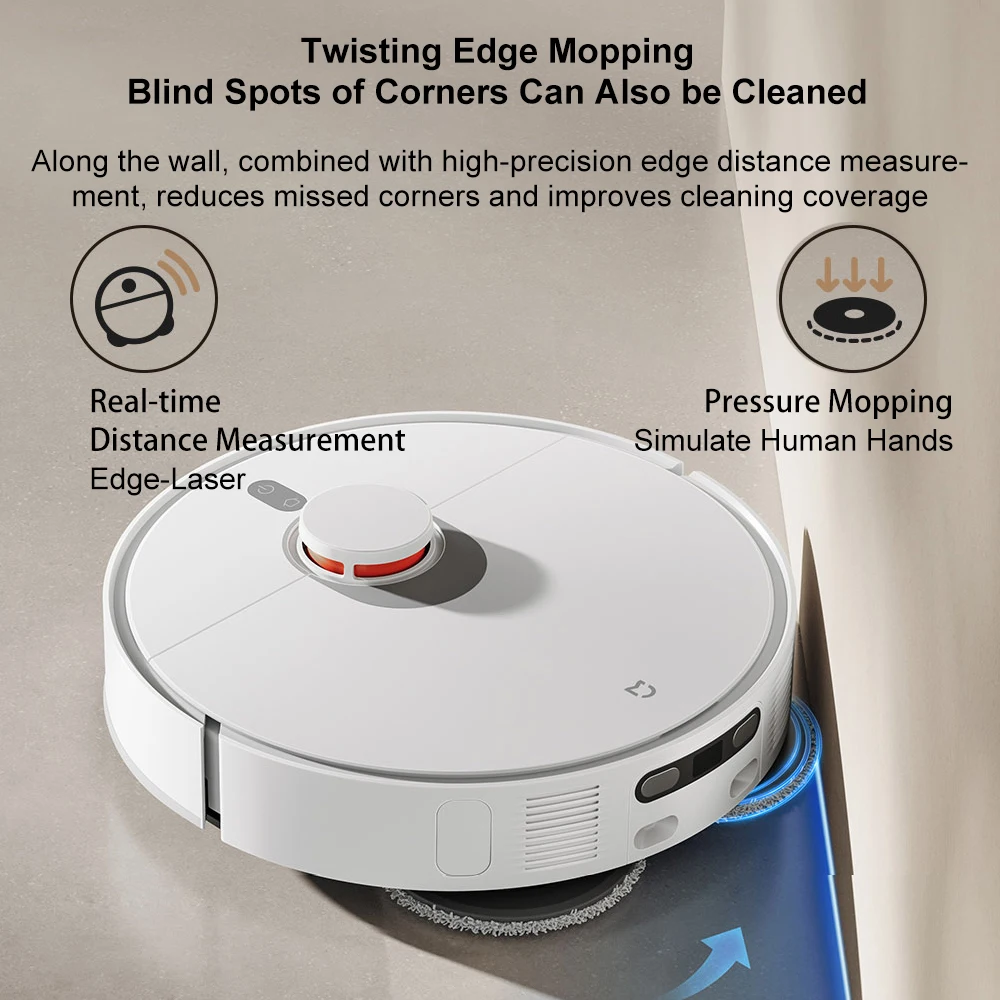 M30S Robot aspirador y fregona Combo 7300Pa succión máxima limpiador robótico manos libres fregona automática secado/lavado con navegador inteligente 4L Wa