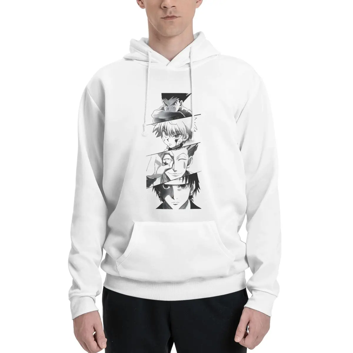 

New Arrivals Hunter X Hunter style hoodie print pullover sweatshirt hoodie Harajuku retro super sweatshirt