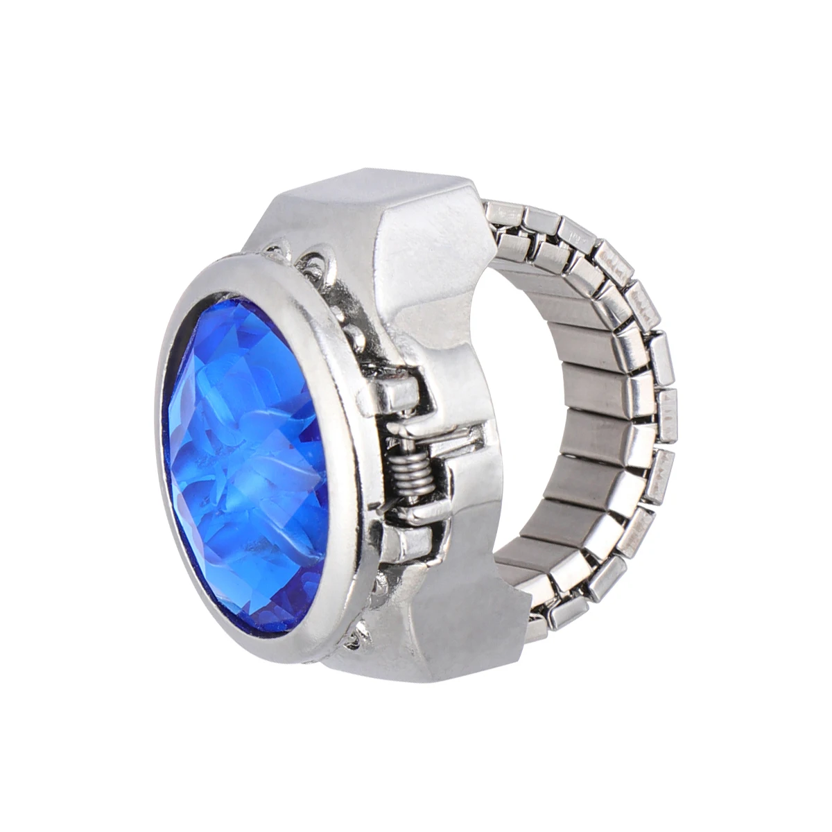 

Special Oval Watch Shaped Finger Ring Purple Fashion Exquisite Quartz Unisex Accessory Gift Wedding Tourism Employee Benefits