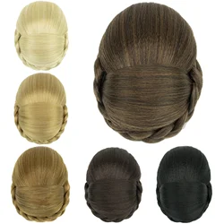 Synthetic Chignon Clip In Fake Hair Buns Cover Donut Bsh Messy Bun Hair Pieces Scrunchies for Women