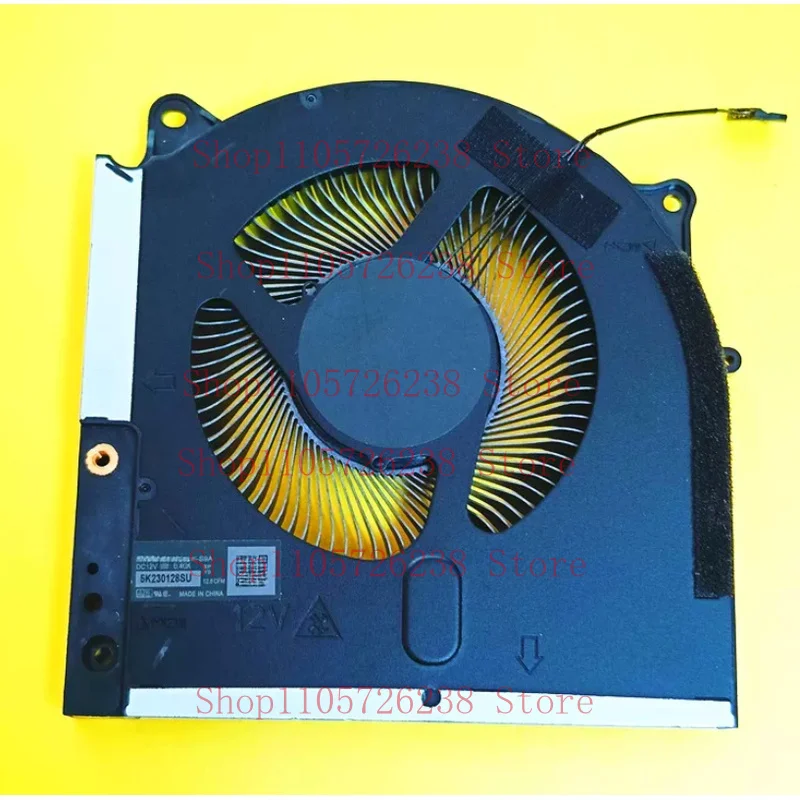 Original New CPU GPU Cooling Fan for DELL Alienware M17 R5 P50E 2022 Gaming Laptop DC12V 4Pin Replacement Cooler