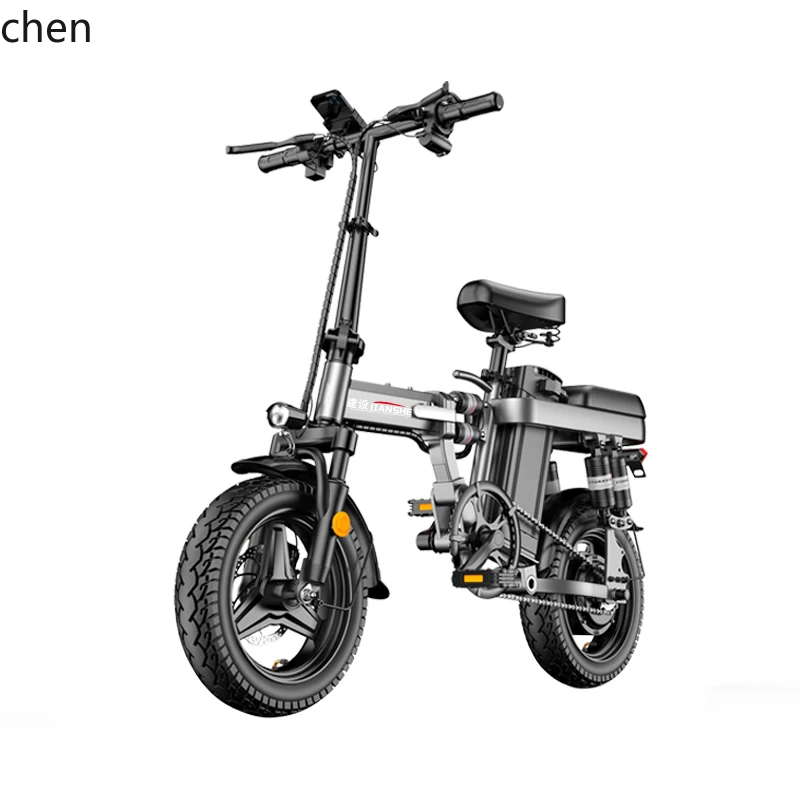 

ZML folding electric bicycle new portable scooter for trolley driving