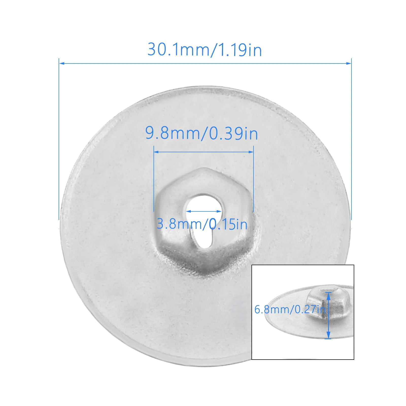 10Pcs 07146949380 Car Heat Protection Sheet Nut Metal Fastener Clip FOR BMW for MINI 07146949380 Shield Body Nut Car Nuts Bolts