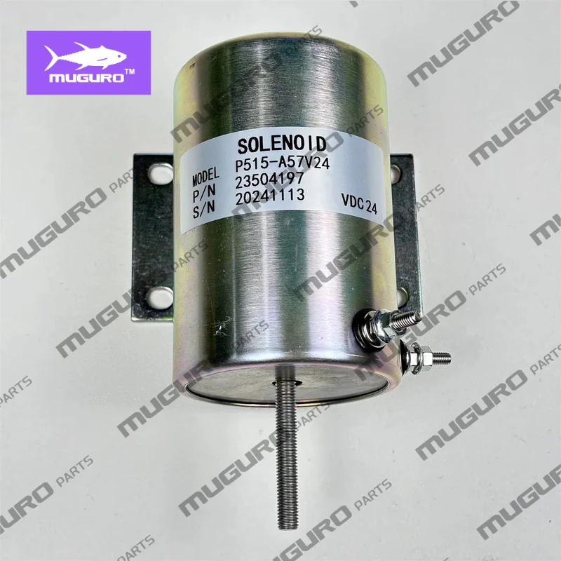 New 24V P515-A57V24 23504197 Fuel Shut Off Solenoid for F2l2011 Bf3l2011 D3l2011 F3l20 High Quality