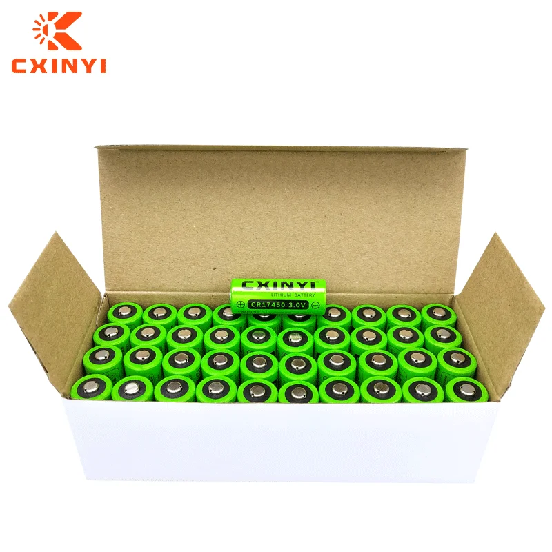 CXINYI CR17450 Water Meter Battery Lithium Manganese 3V Compass GPS Locator Household Smoke Alarm Prepaid Smart Water Meter