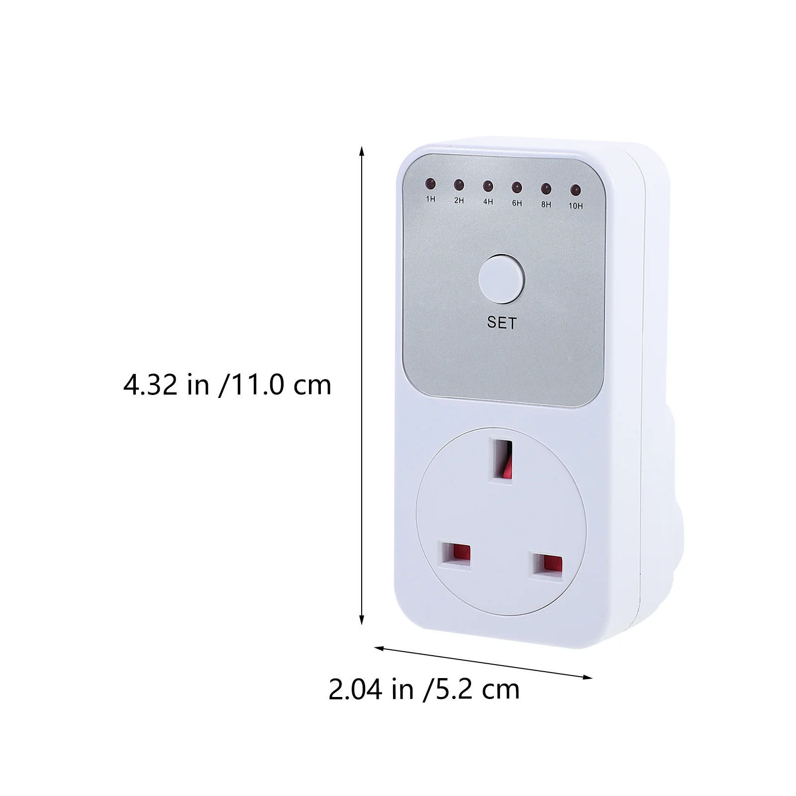 

10-Hour Adjustable Countdown Timer Outlet Safety Auto Shut Off For Household Appliances Plug-In Mechanical Timer Indoor Conserve