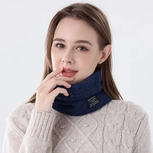 Winter neck polain scarf for men and women, elegant tie-dye and wool lining for skiing and outdoor walks 10 Main Sales Women's Winter Cachecol - №6