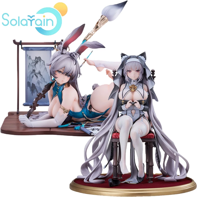 Brinquedos Solarain originais genuínos Jing Yue e Alvina Nun Ver. Figura de anime de ação modelo colecionável bonecas estatueta ornamento presentes