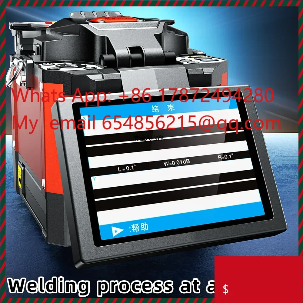 A-80S Fiber Fusion Splicing Machine Fully Automatic Fiber Welding Machine High Quality Three in One Fixture