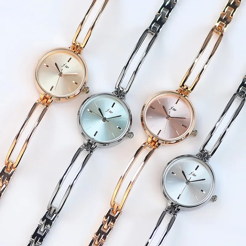 Fashion Korea Women Watches Minimalist Luxury Alloy Ladies Bracelet Watch Elegant Dress Watch Quartz Wristwatches Montre Femme