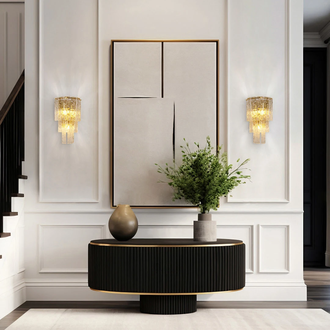 Zoya ثريا زجاجية مزخرفة فاخرة حديثة ZY0514 مع إضاءة LED E27 قابلة للتعتيم لغرفة الطعام وجزيرة المطبخ