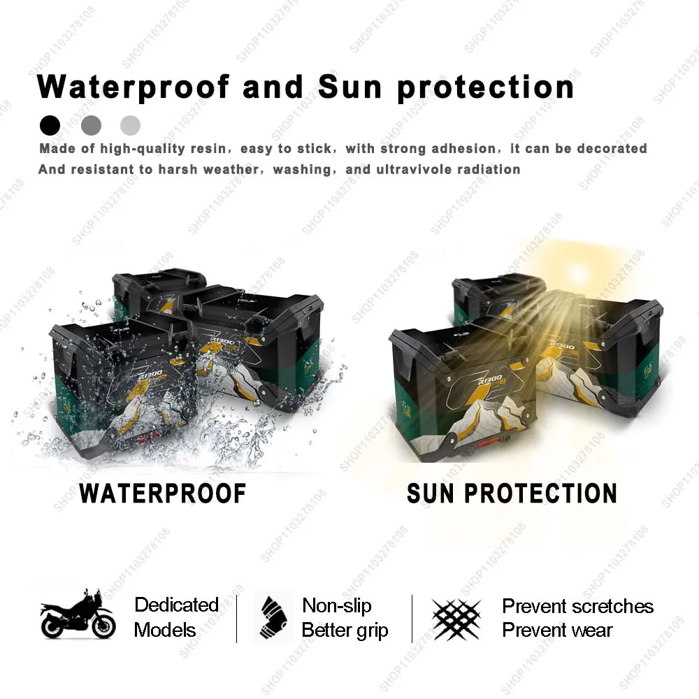 For R1300GS ADV 2025 Trunk decals kit Motorcycles Luggage Cases Protector Sticker