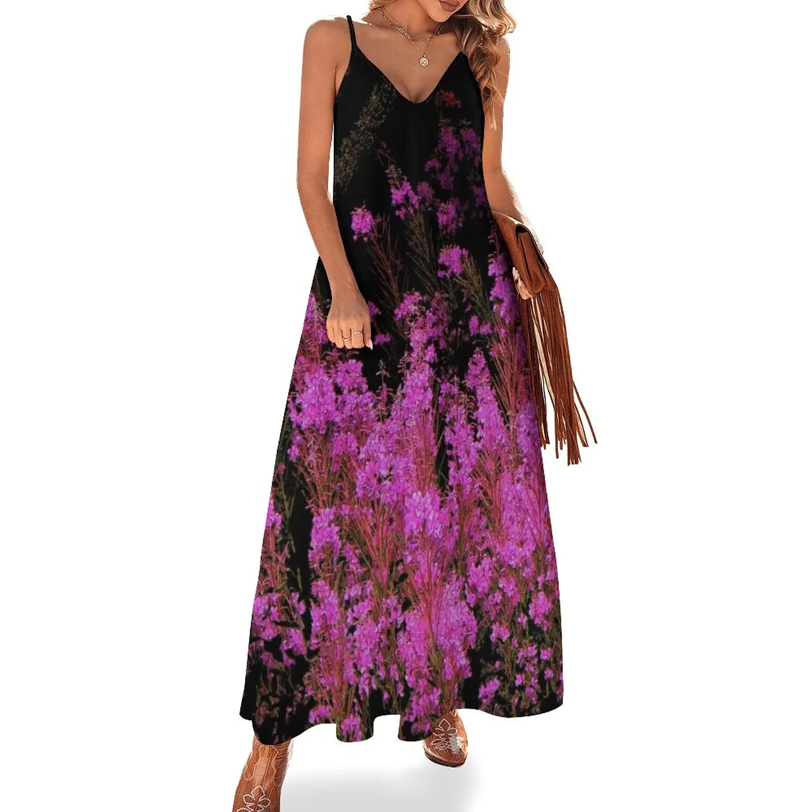

Fireweed Sleeveless Dress womans clothing Summer dresses for women elegant evening dresses for women 2024 loose women's dress