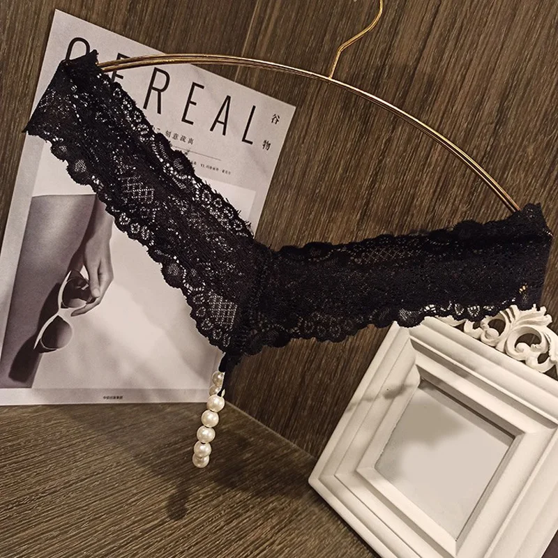 String sexy pour femmes, culotte en perles, sous-vêtement à la mode