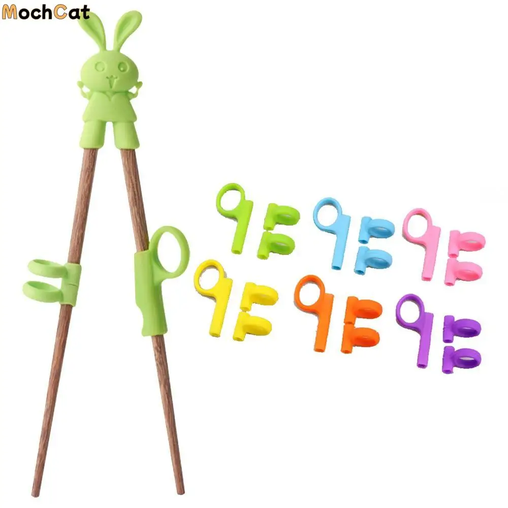 

Silicone Kids Holding Chopsticks Correcting Ring Eating Practice Chopsticks Eating Practice Chopsticks Accessories