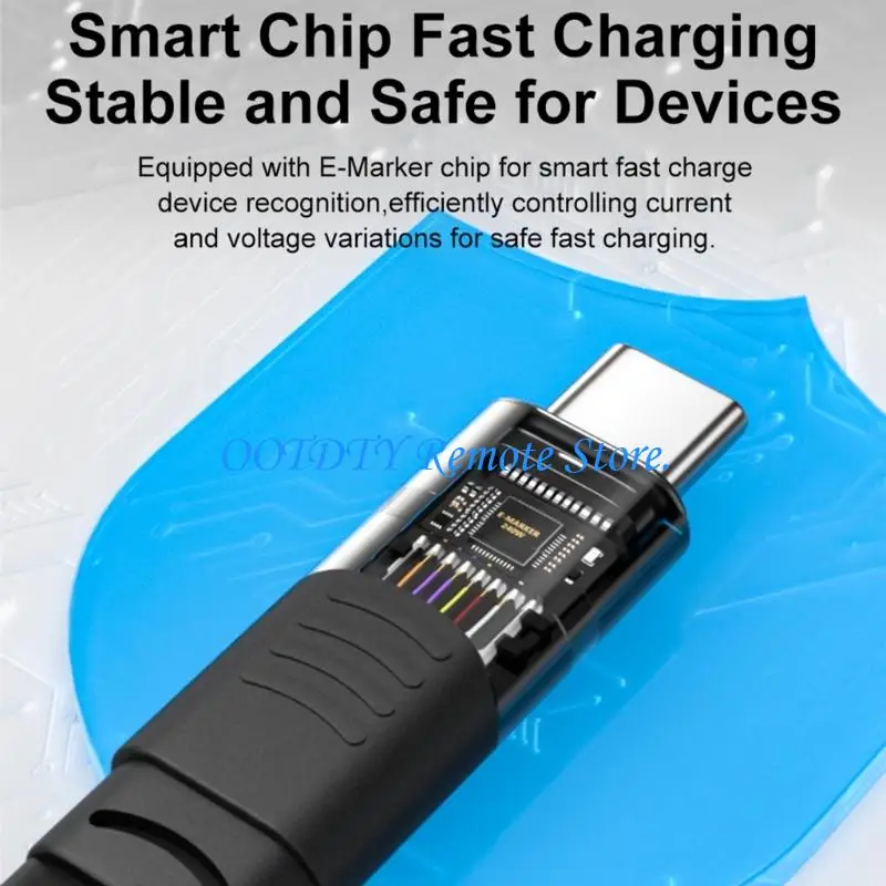  USB 4 Cord 40Gbps Type C Extension Cable PD240W Fast Chargers 8K60Hz Video Output For Expansion Hubs And Laptop 20Cm