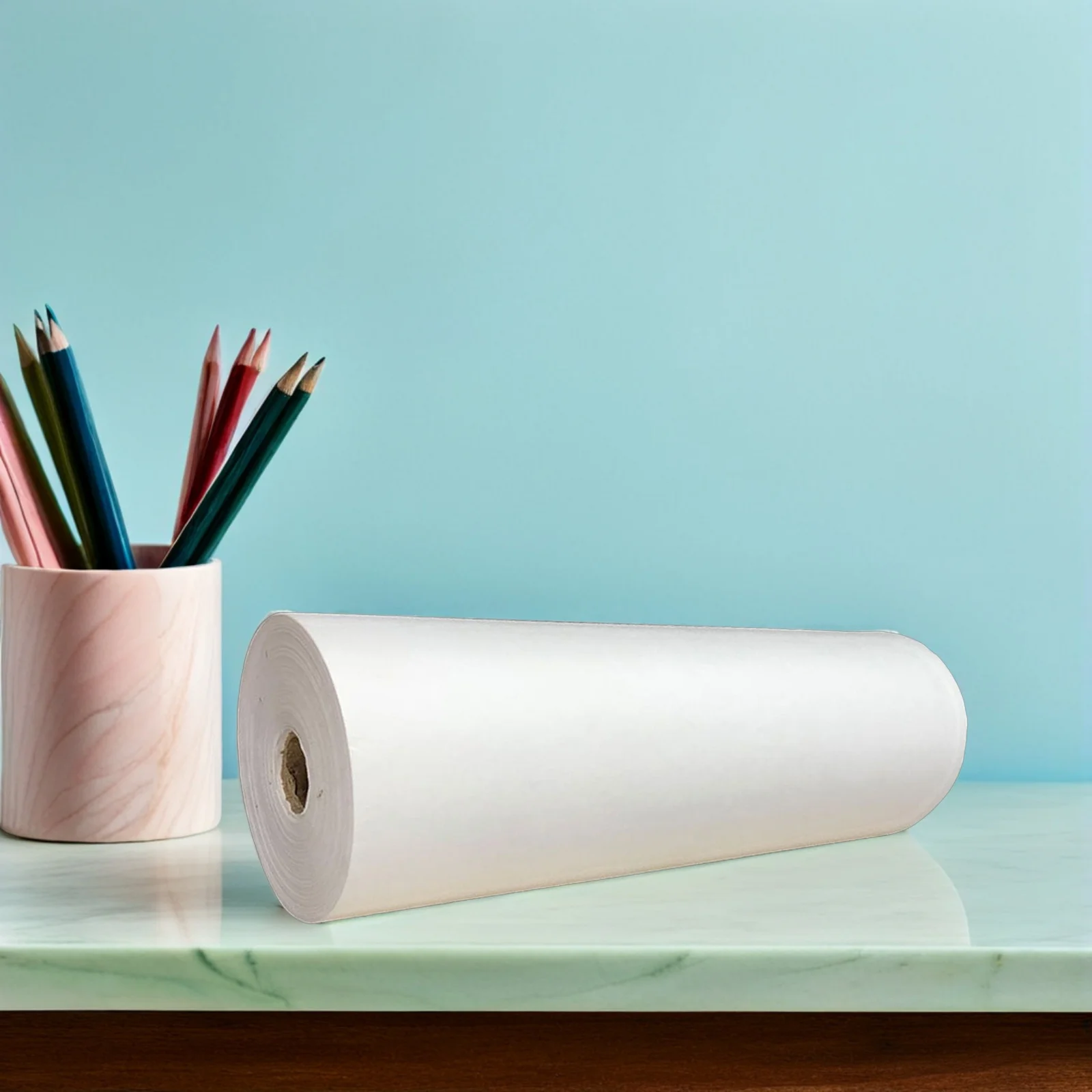 

1 Roll Thickened Xuan Paper 80Gsm Smooth For Calligraphy Painting Writing Brush Ink Use Rice Paper Art Drawing Practice Sheets