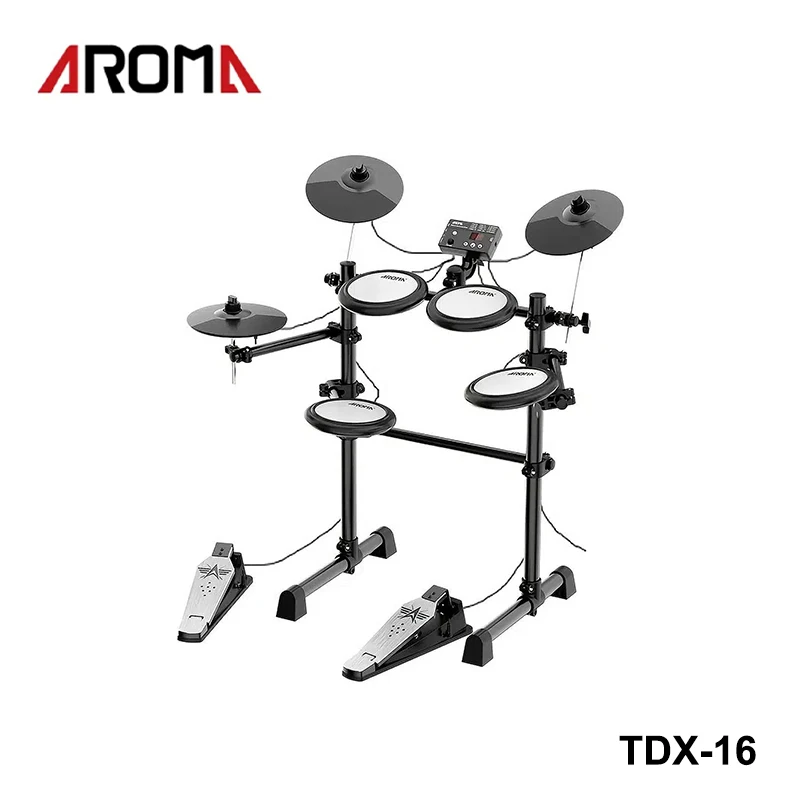 

AROMA TDX-16 Digital Drum Set with Silicon Drum Pad