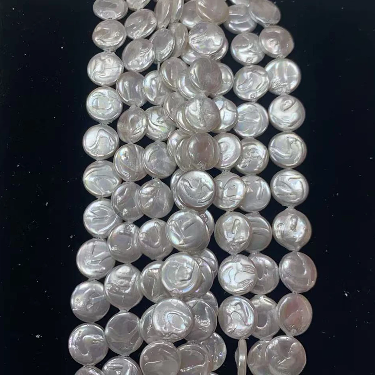 Natural Shell 11.5mm Button-Shaped Beads Semi-Finished DIY Jewelry Making Beads for Necklaces Bracelets And Accessories