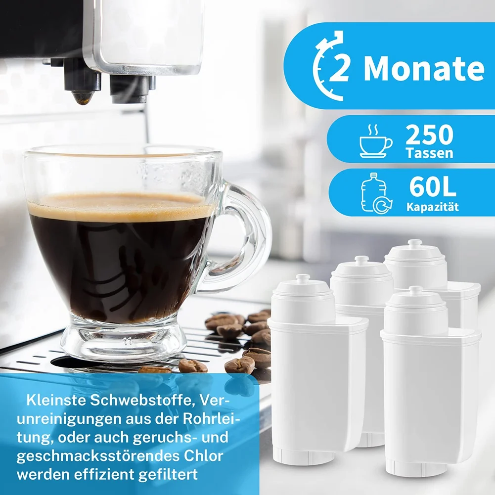 Filtre à eau de rechange pour machine à café Bosch, anti-oxydants, Intenza, Siemens EQ6, EQ9, TCZ7003, TZ70003, TZ70033, 3 pièces