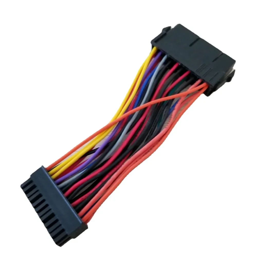 PSU Motherboard Mini 24Pin to ATX 20p Male  Female Converter Adapter Power Cable 18AWG for HP 10cm