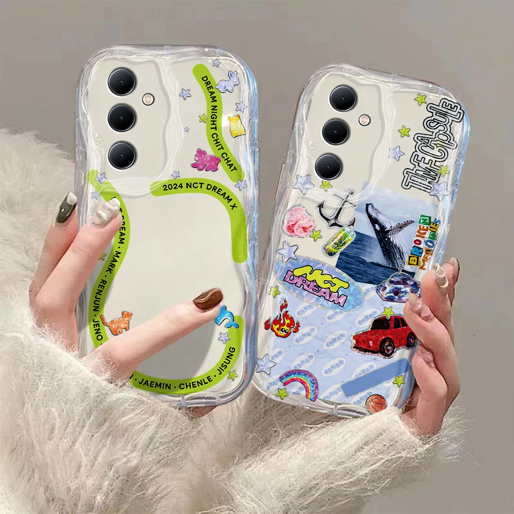 Kpop N-NCT D-Dream 3D Wave Case For Samsung A73 A72 A71 A55 A54 A53 A35 A34 A33 A25 A24 A23 A15 A14 A13 A05 A04 A03 4G 5G Cover