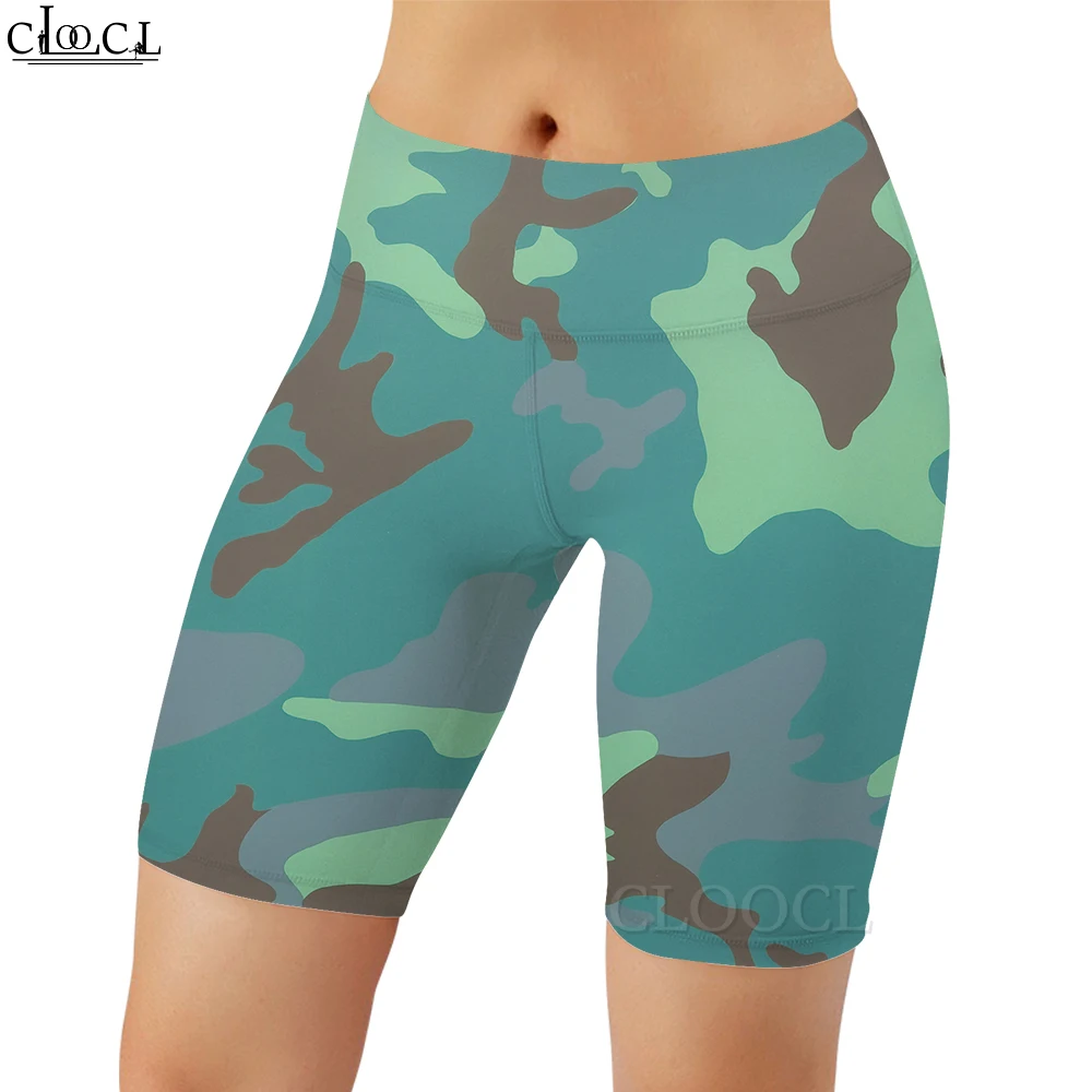 CLOOCL – Legging de Camouflage imprimé requin, pantalon de survêtement Sexy sans couture pour femmes