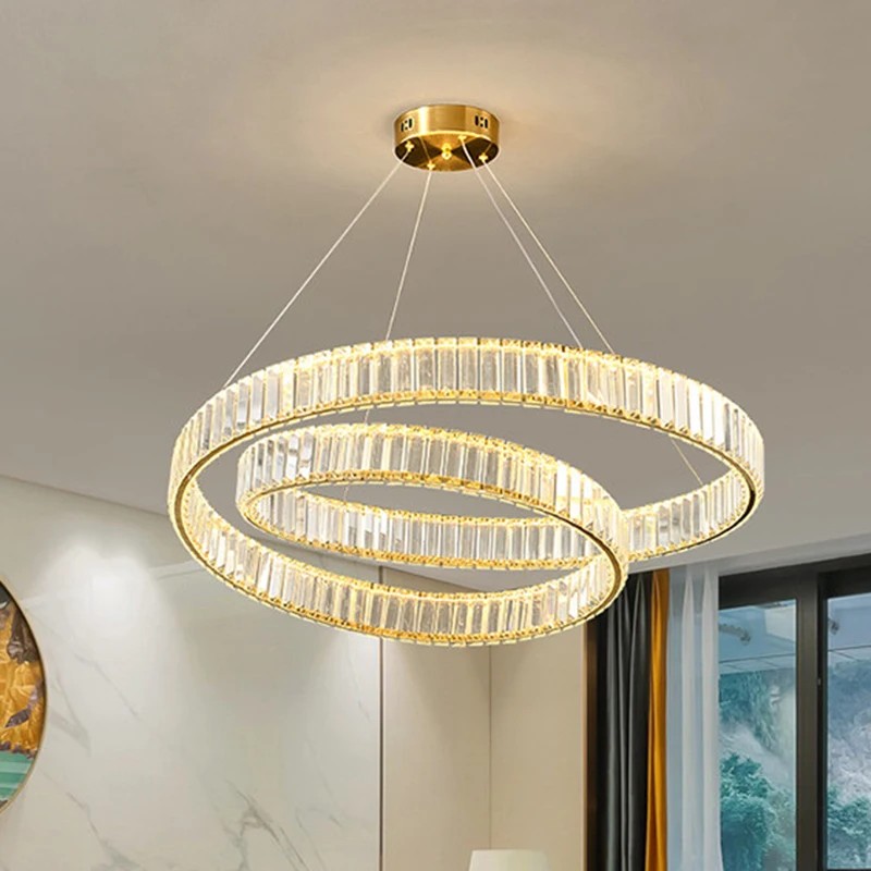 

Modern Crystal stair chandelier lights indoor lighting Ceiling lamp hanging light led Chandeliers for living room indoor lightin