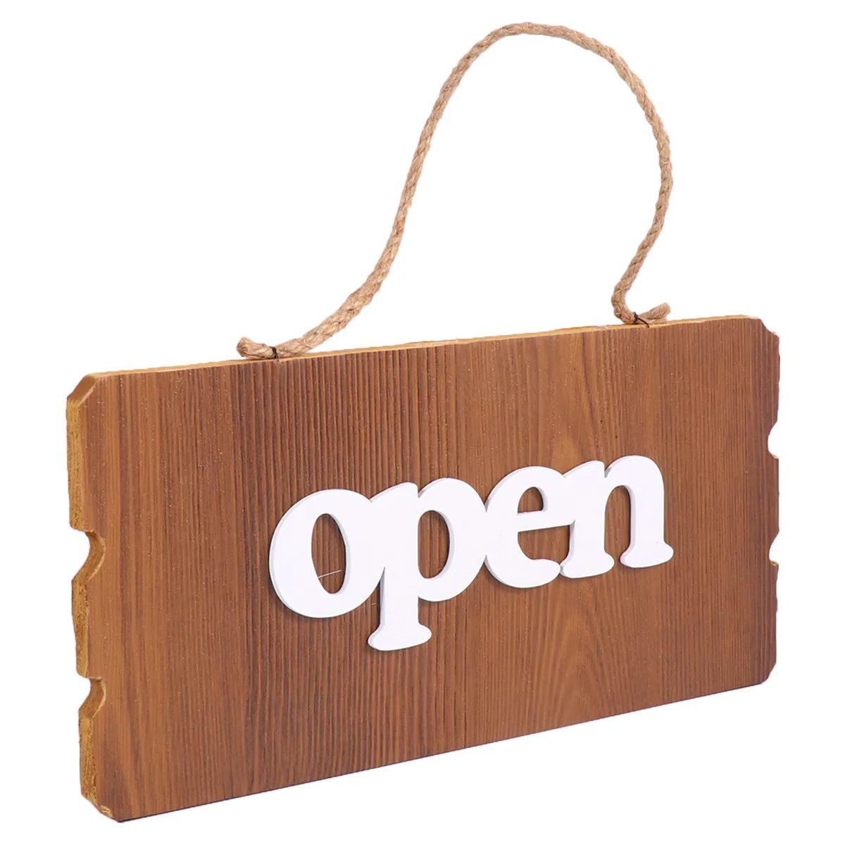 

Retro Style Wooden Hanging Board Open Closed Two-Sided Store Hanging Sign Wall Door Decoration Retro Wood Board