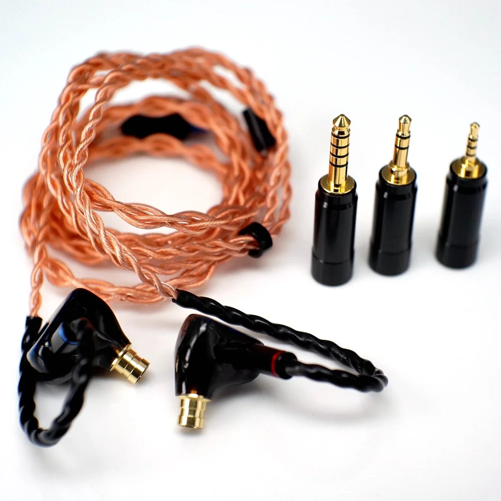 XiShui XS100 11mm DLC diaphragme dynamique Hifi moniteur de musique Studio DJ Audiophiles musiciens basse stéréo 0.78mm écouteurs écouteurs