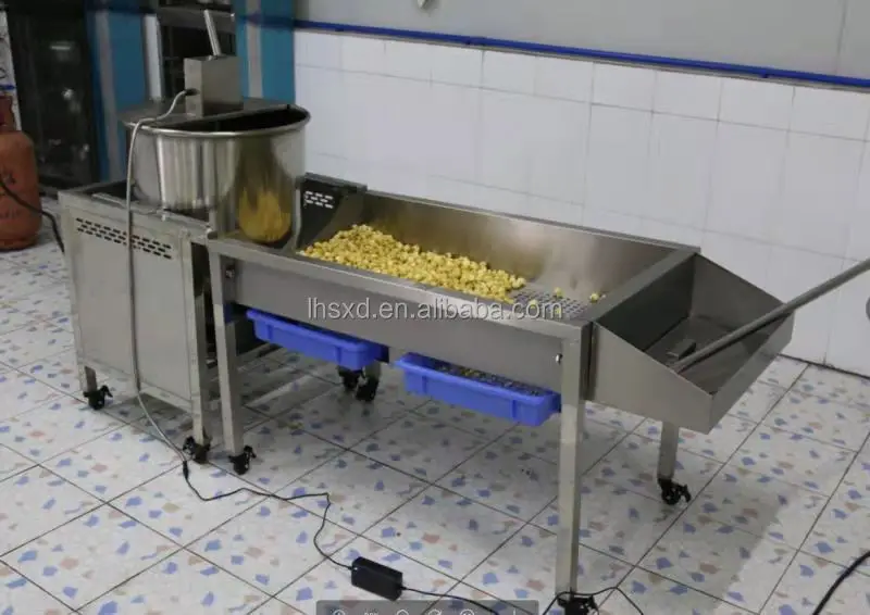 Stainless Steel Commercial Caramel Kettle Corn Popcorn Machine for Sale/Industrial Popcorn Maker Machine