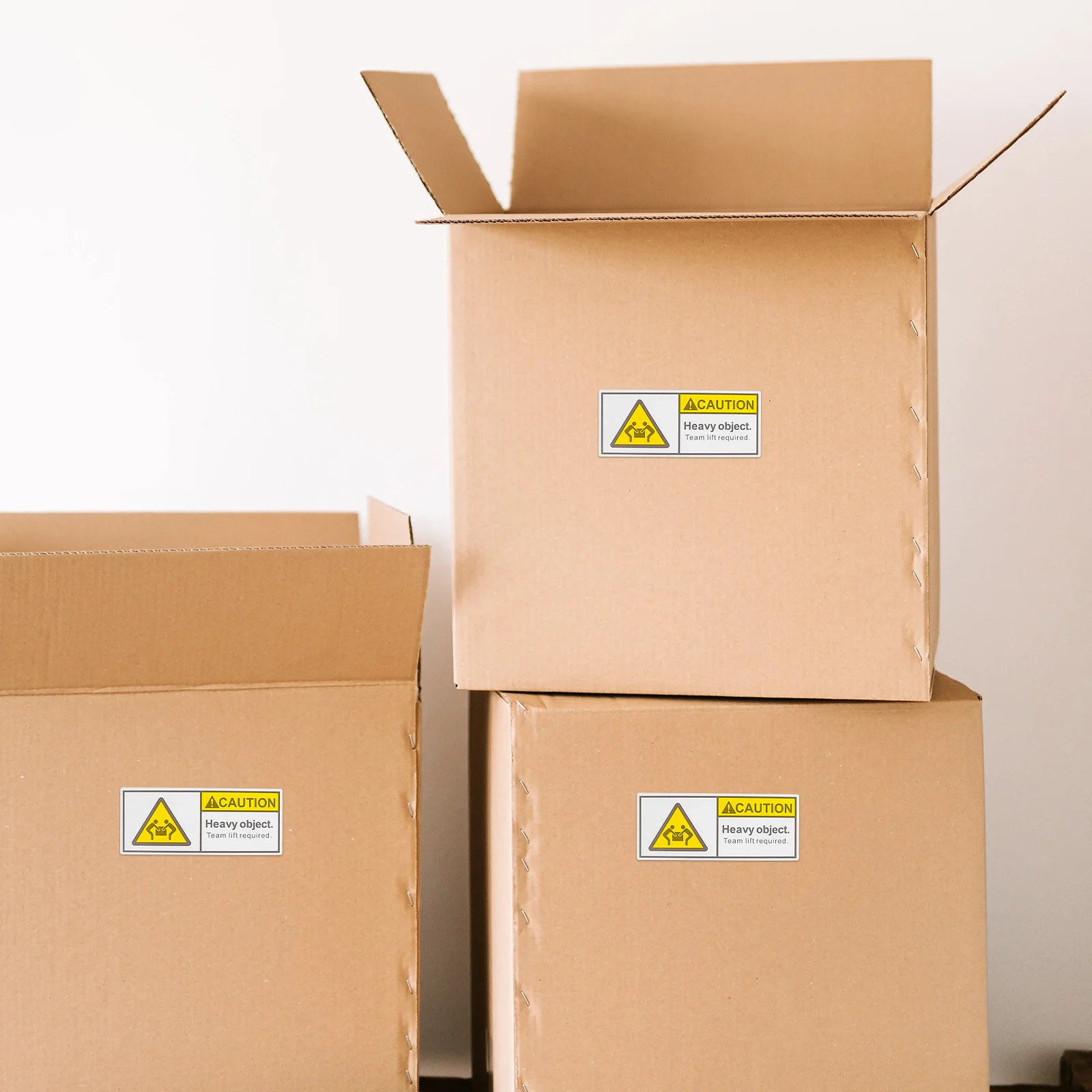 

1pcs 1 Roll Heavy Object Sticker Strong Adhesive Team Lift Label Shipping Packaging Warning Label Heavy Duty Stickers