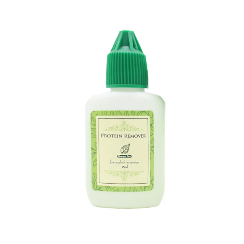 Removedor de proteínas para extensión de pestañas, baja irritación para piel sensible, fragancia de té verde, Original de Corea, botellas Makeup10