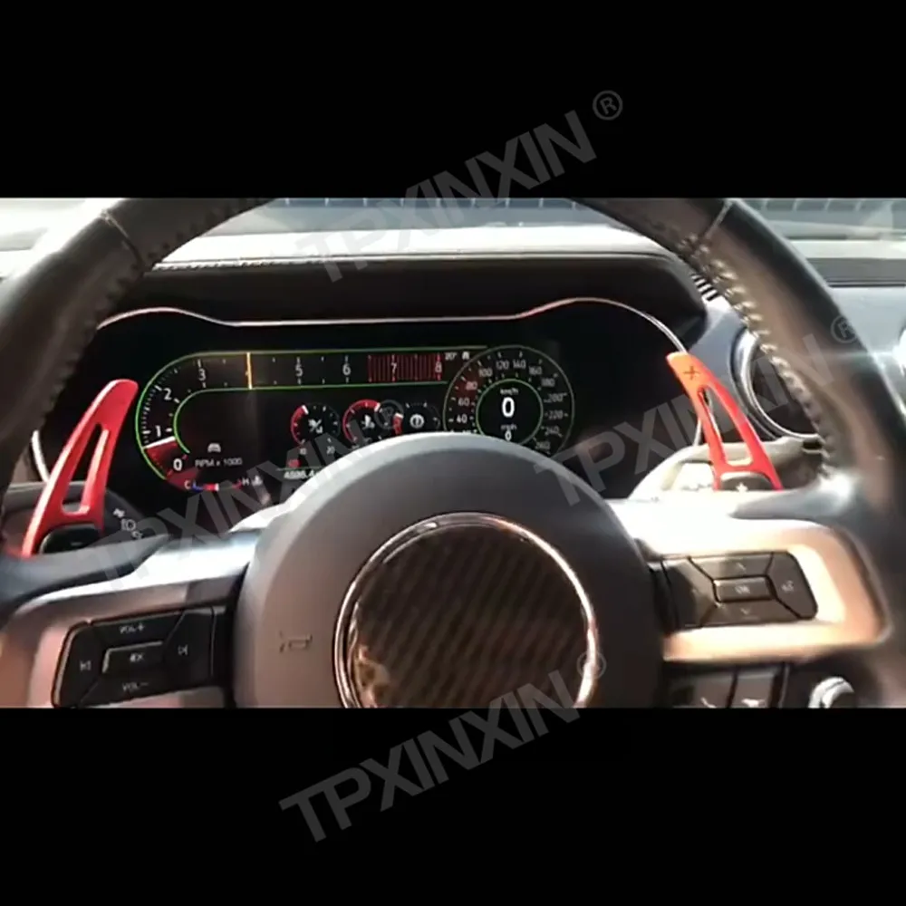 12.3 Inch For Ford Mustang 2015-2020 LCD Digital Instrument Original Equipment Manufacturer Cluster Smart Odometer Speedometer
