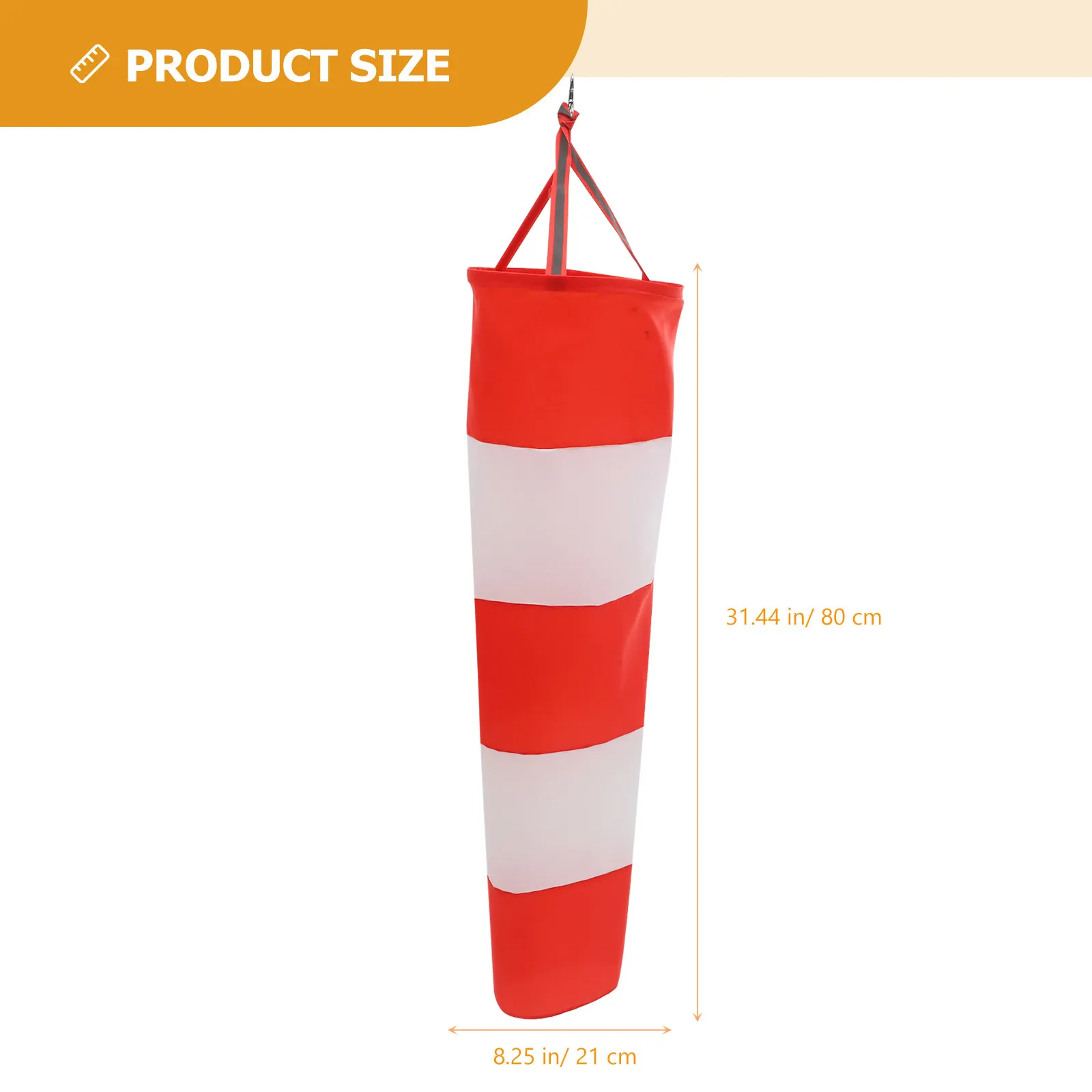 Outdoor Waterproof Reflective Windsock Hanging Wind Direction Bag Garden Decorative Warning Flag Wind Direction Indicators view 3