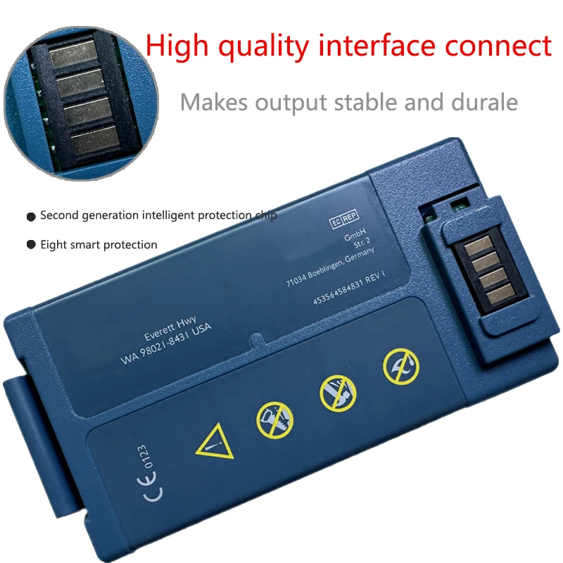 For M5070A M5066A Medical Battery For Philips Defibrillator For HeartStart HS1 FRx M5067A M5068A 861304,110300 Home OnSite AED