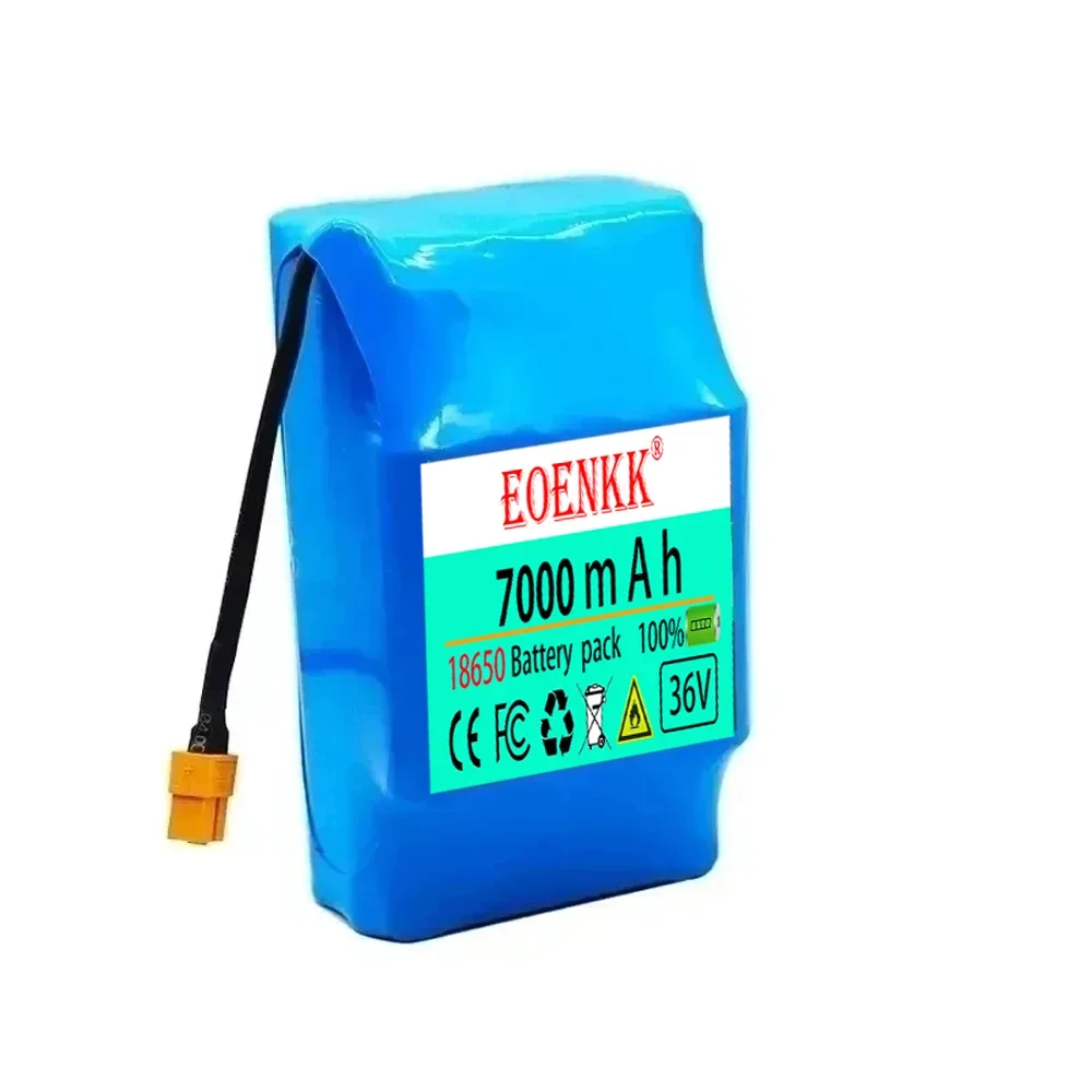 EOENKK 100% New 36v 7.0Ah lithium battery 10s2p 36v battery 6000mAh lithium ion pack 42V 7000mah scooter Twist car replacement