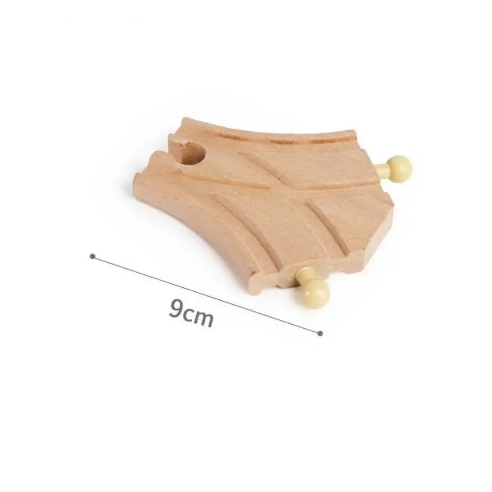 

Blocks For Children Educational Toys Wooden Track Accessories Wooden Track Railway Toys Track Connector Toys Train Track Toys