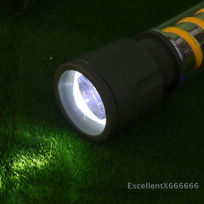 Long Range Strong Light Flashlight Type-C Charging Atmosphere Searchlight Portable Emergency Outdoor Tent Camping Light