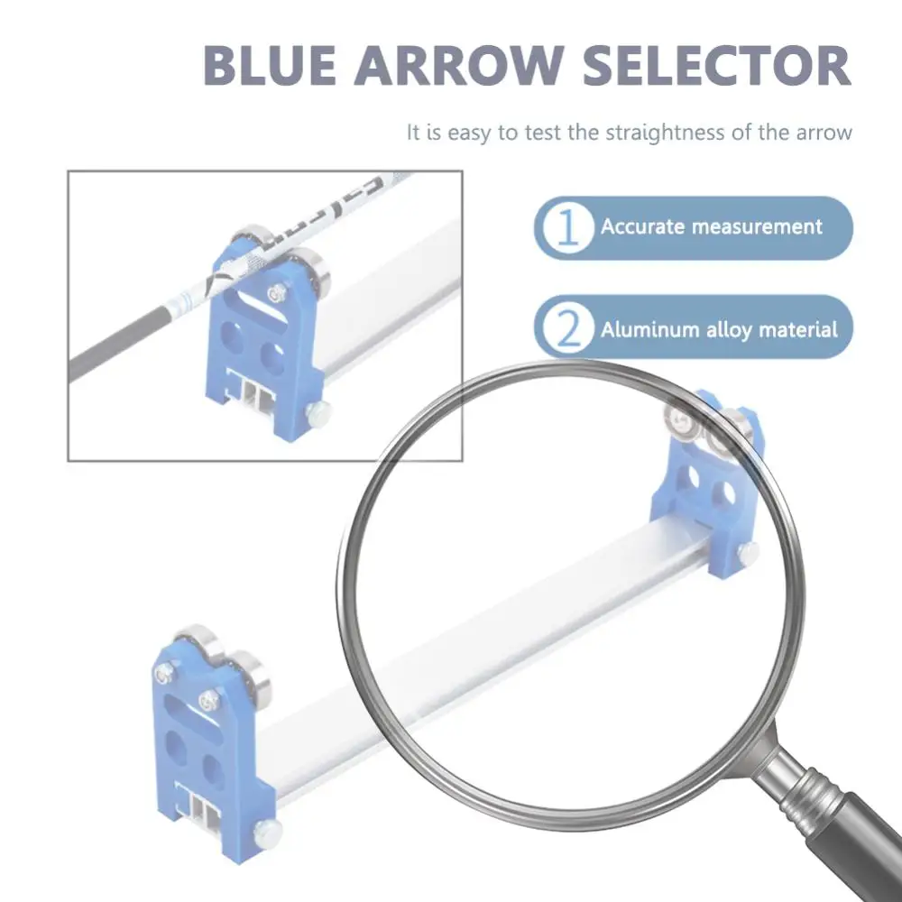 

Arrows Straightness Detector Accurate Measurement Archery Aluminium Alloy Arrows Shaft Straightness Tester Accessories