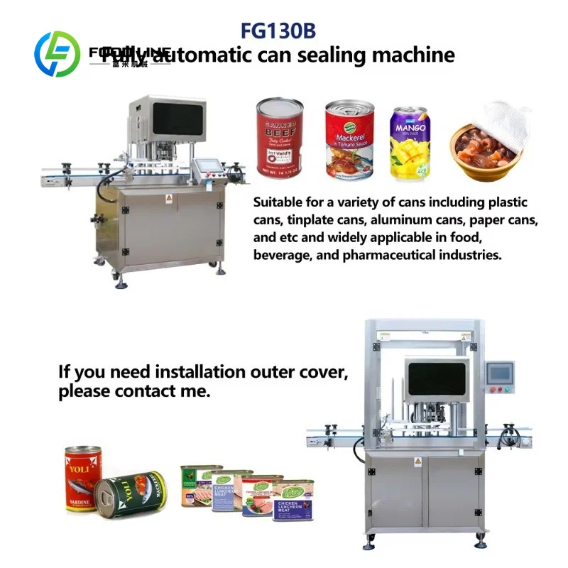 Customized Automatic Can Sealer Easy Open Lid Packing and Sealing Machine Stepper Motor Glass Jar Closing Machine Seal Machine