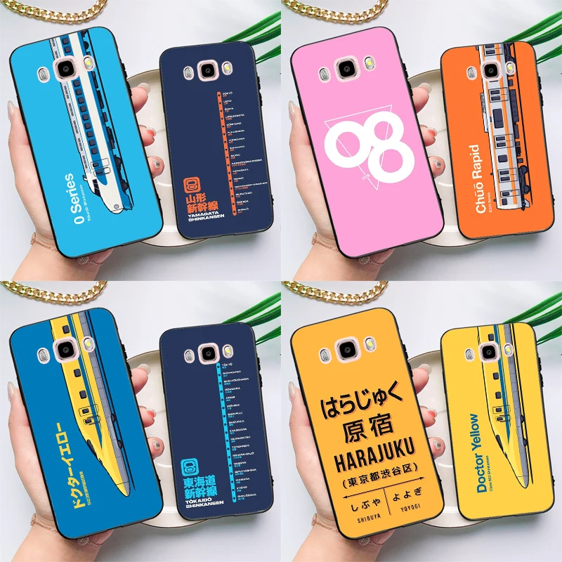 Bullet Train Series Shinkansen Case For Samsung Galaxy J4 J6 Plus 2018 J8 A6 A7 A8 A9 J1 A3 A5 2016 J3 J5 J7 2017 Cover