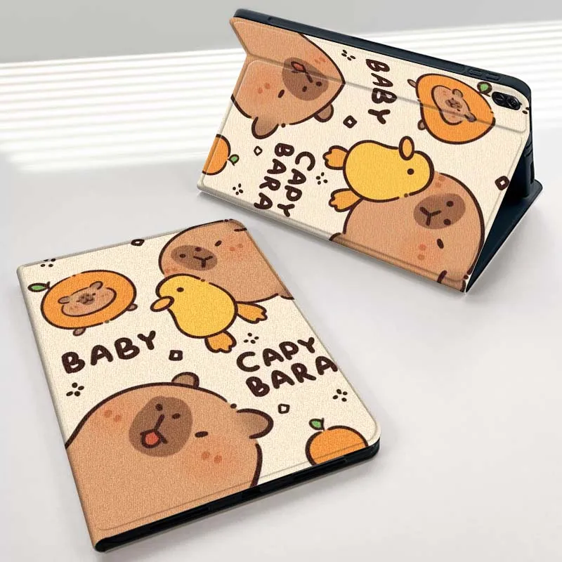 

Capybara Art Cute Cartoon For Huawei MediaPad MatePad Air SE Pro M6 M5 M2 11.5 10.4 10.1 11 12.2 10.8 13.2 Tablet Case