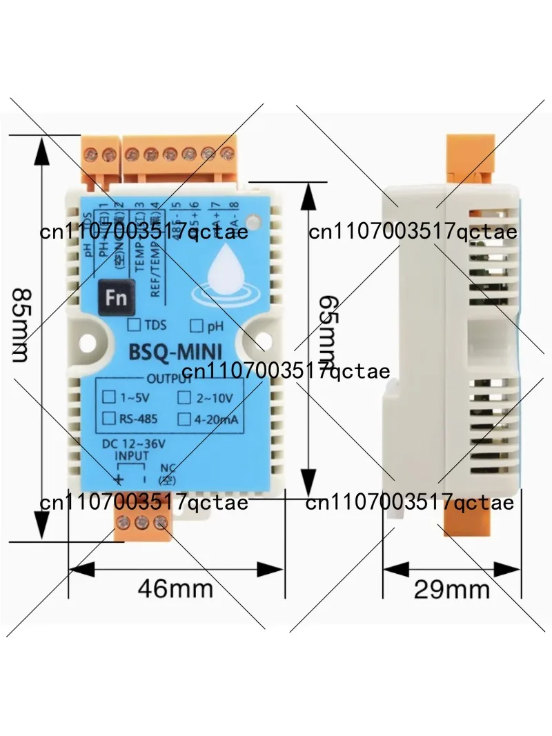 Conductivity transmitter conductivity meter pH controller electrode pH meter sensor EC TDS BSQ Mini