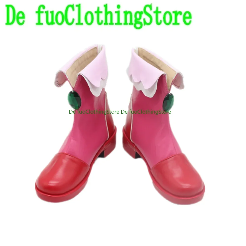 Fain jumeaux princesses du pays des merveilles planète Cosplay chaussures bottes jeu Anime Halloween DefuoClothing magasin de chaussures
