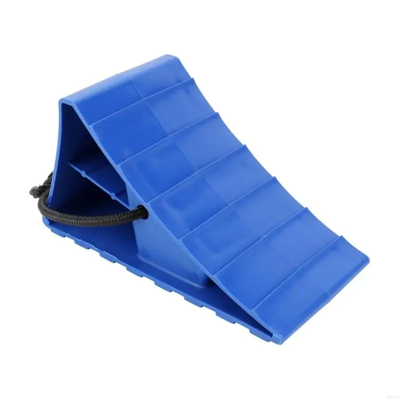 Vehicle Tire Stopper Support Pad For Automobiles Motorcycles Wheel Chocks with Rope Handle for Trailers R6FB