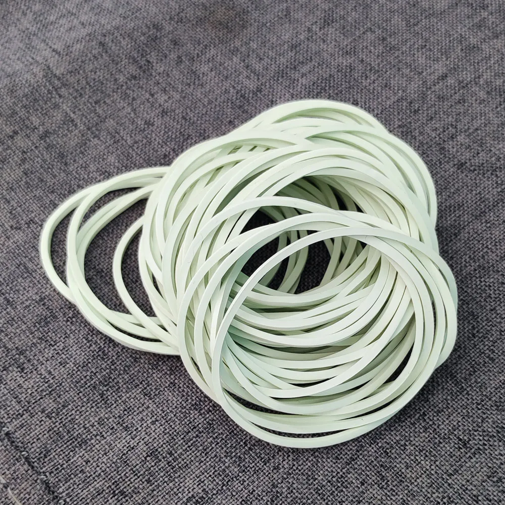 300 Pcs White Nature Rubber Bands 50MM/1.97 Inch School Office Home Industrial Strong Elastic Rubber Band ring Package Supplies