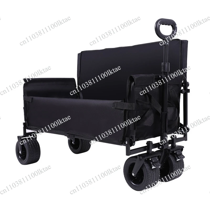 

Multipurpose Camping Grocery on Wheels Four Wheels Foldable Folding Fishing Cart