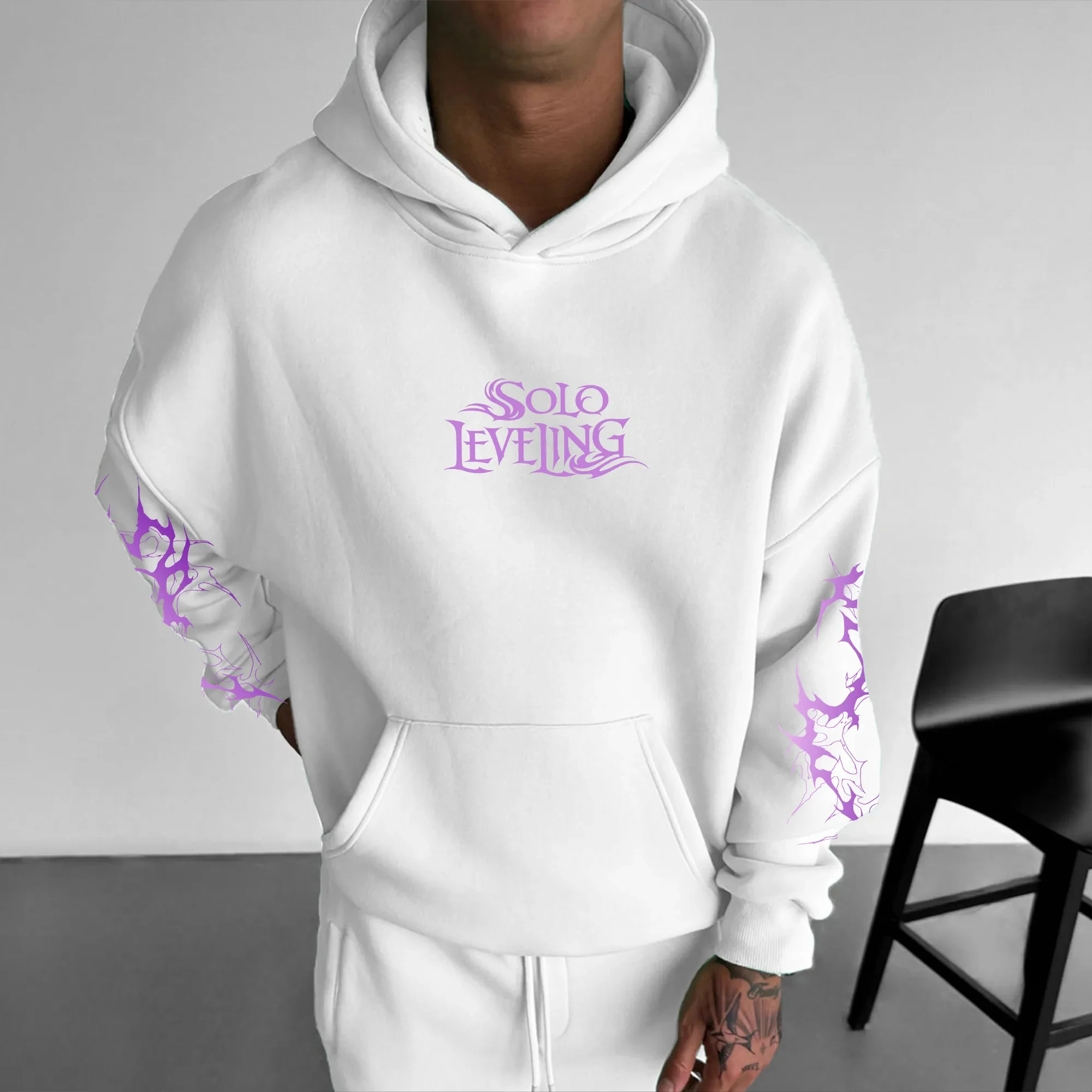 ソロレベリング 親子服 秋冬 日本の熱血アニメ クラシックキャラクター パーカー 男女兼用