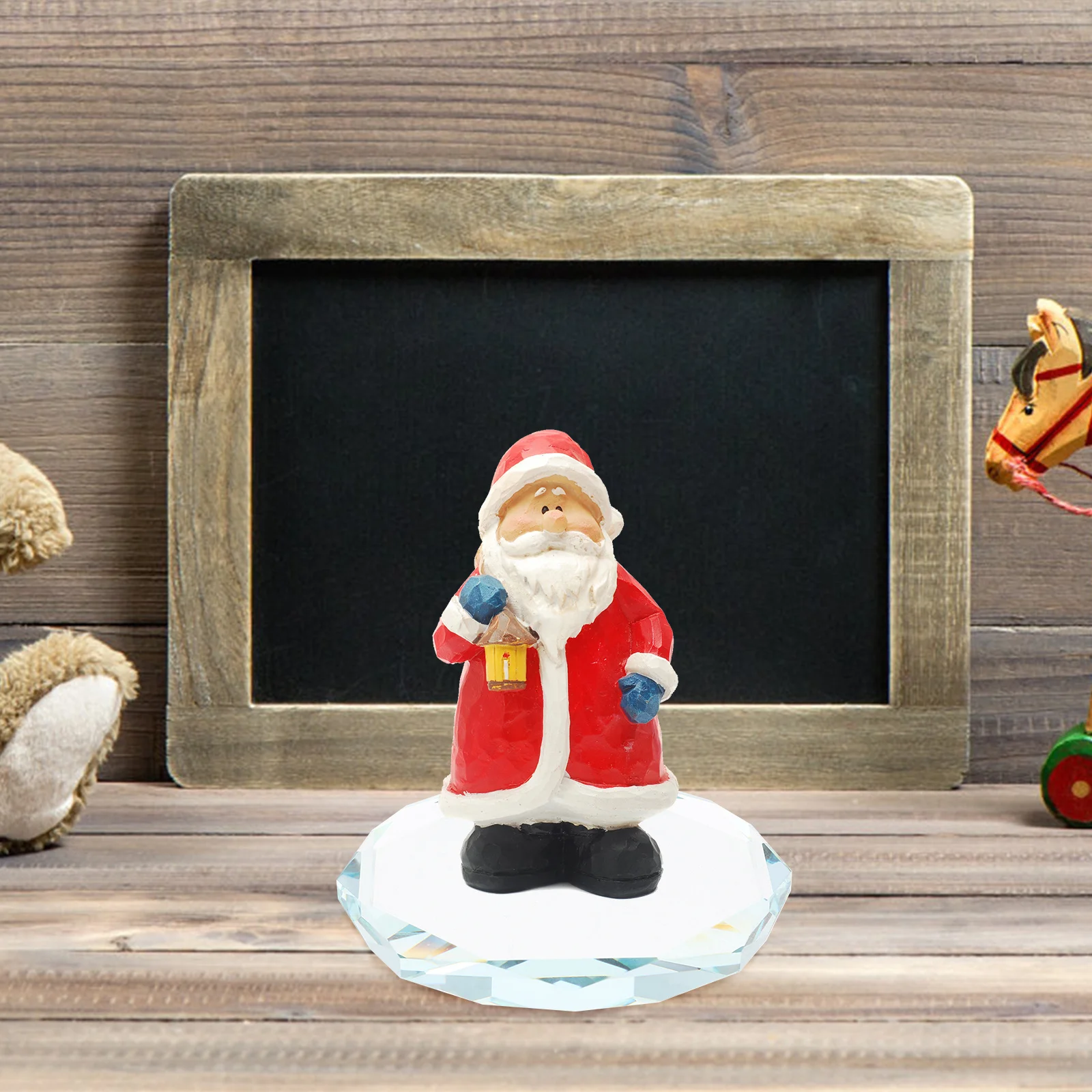 

Premium Glass Display Base Transparent Multipurpose Storage Tray for Crafts Collectibles Home Decoration